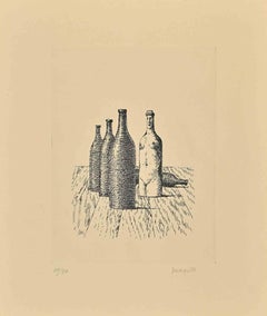 La Comtesse de Monte Cristo - Original Etching by Renè Magritte - 1966