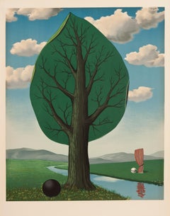 Vintage La Geante II by Rene Magritte, 1950 - Original Lithograph Poster
