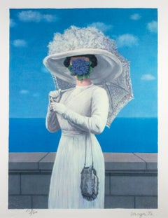 "La Grande Guerre (The Great War), " Color Lithograph after Rene Magritte