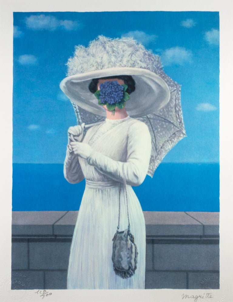 René Magritte - "La Grande Guerre (La Grande Guerra)", litografia a colori  di Rene Magritte in vendita su 1stDibs | magritte ombrelli, il fantino  perduto magritte, ombrello magritte