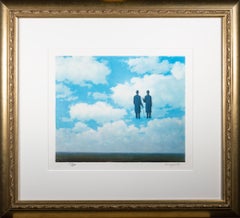 Used "La Reconnaissance Infinie (The Infinite Recognition)" Litho after Rene Magritte