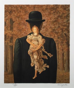 "Le Bouquet tout fait (The Ready-made Bouquet), " Lithograph after Rene Magritte