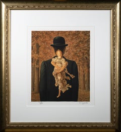 "Le Bouquet tout fait (The Ready-made Bouquet), " Lithograph after Rene Magritte