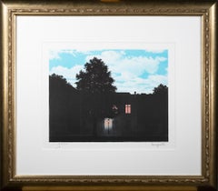 "L'Empire de Lumieres" (L'Empire de la lumière):: lithographie d'après René Magritte