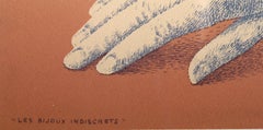 „Les Bijoux Indiscrets“ (Die indiskreten Juwelen), signierter Druck von René Magritte