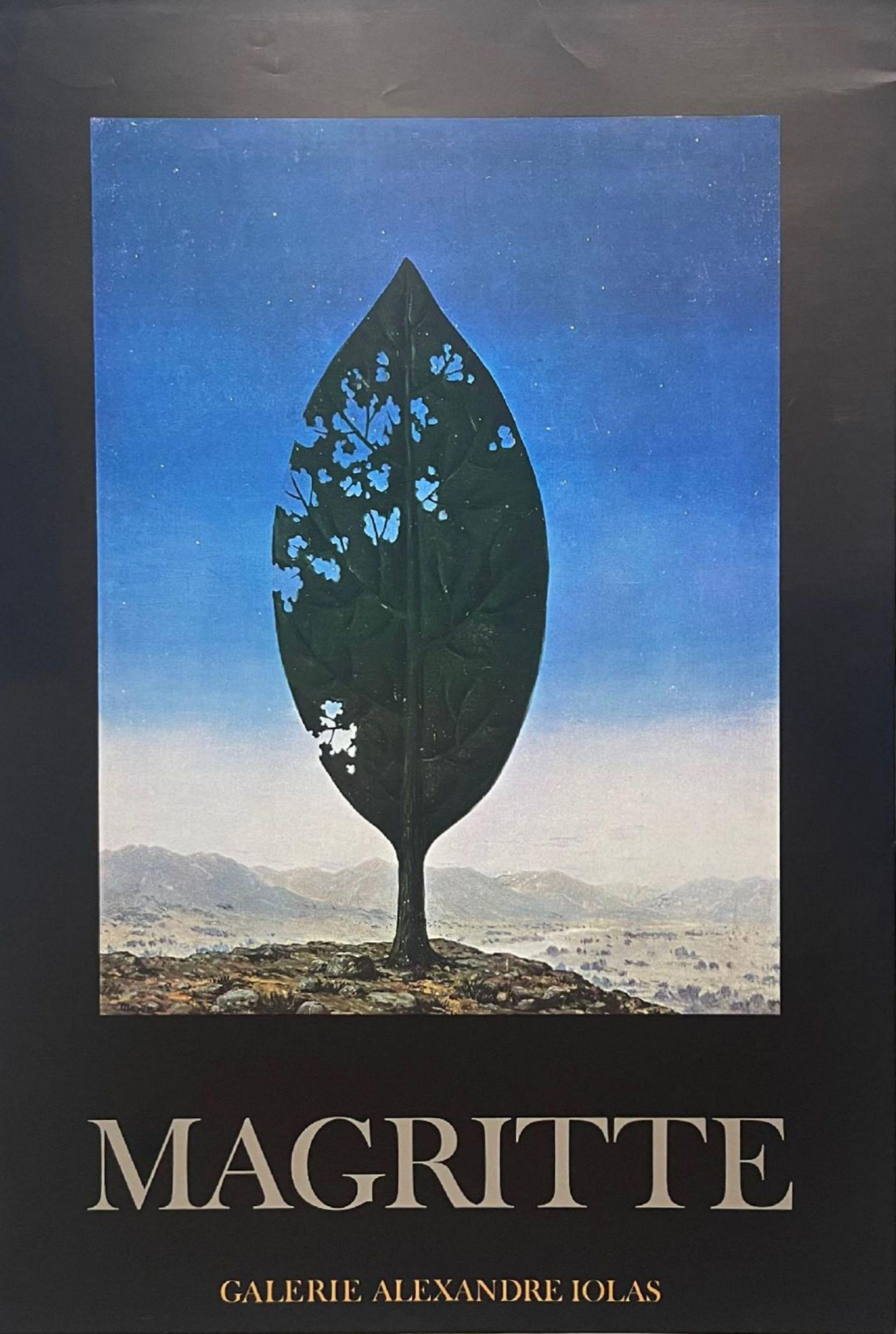 Magritte alla Galerie Alexandre Iolas, Milano, Italia, manifesto litografico offset
