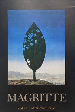 Offset-Lithographieplakat " Magritte" in der Galerie Alexandre Iolas, Mailand, Italien