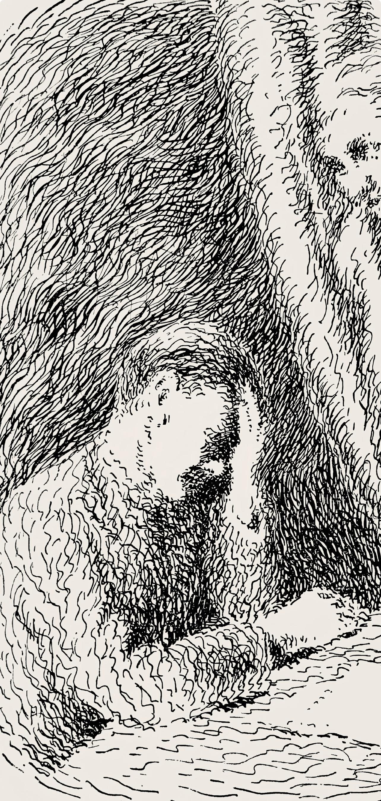 Magritte, Composition, Les chants de Maldoror (after) - Surrealist Print by René Magritte