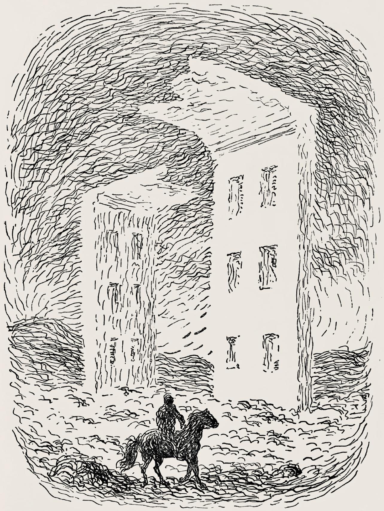 René Magritte Figurative Print - Magritte, Composition, Les chants de Maldoror (after)