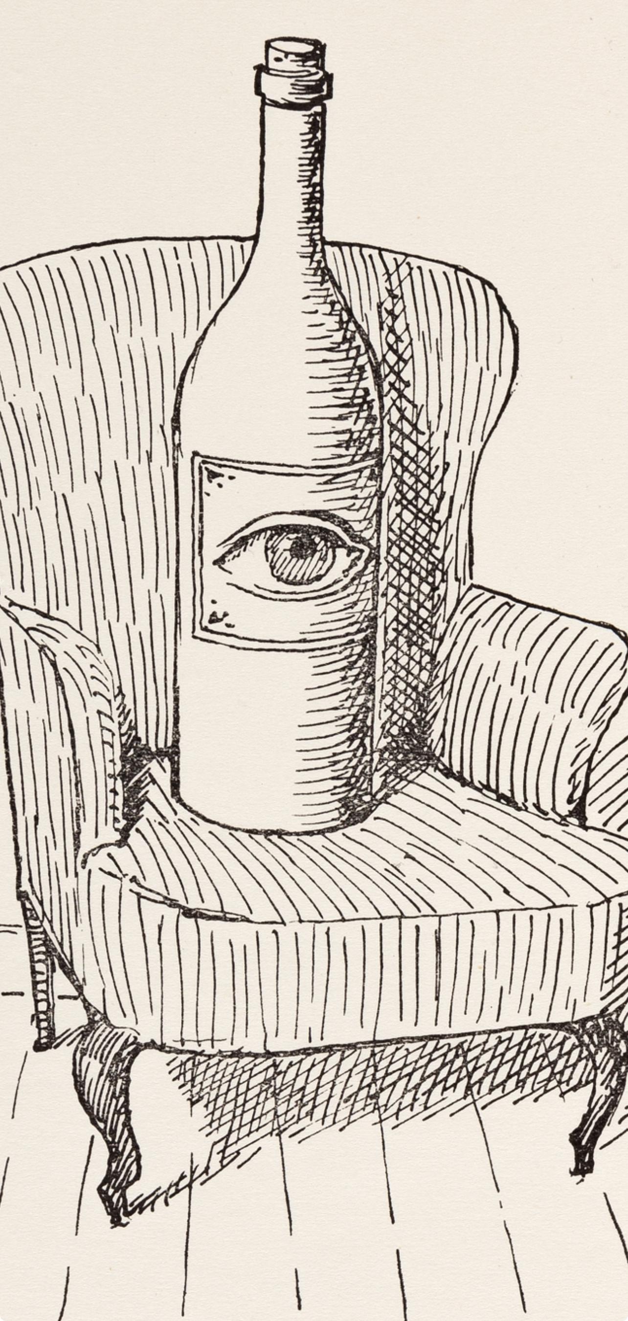 Magritte, Composition, Poèmes 1923-1958, Dix dessins de René Magritte (d'après) en vente 1