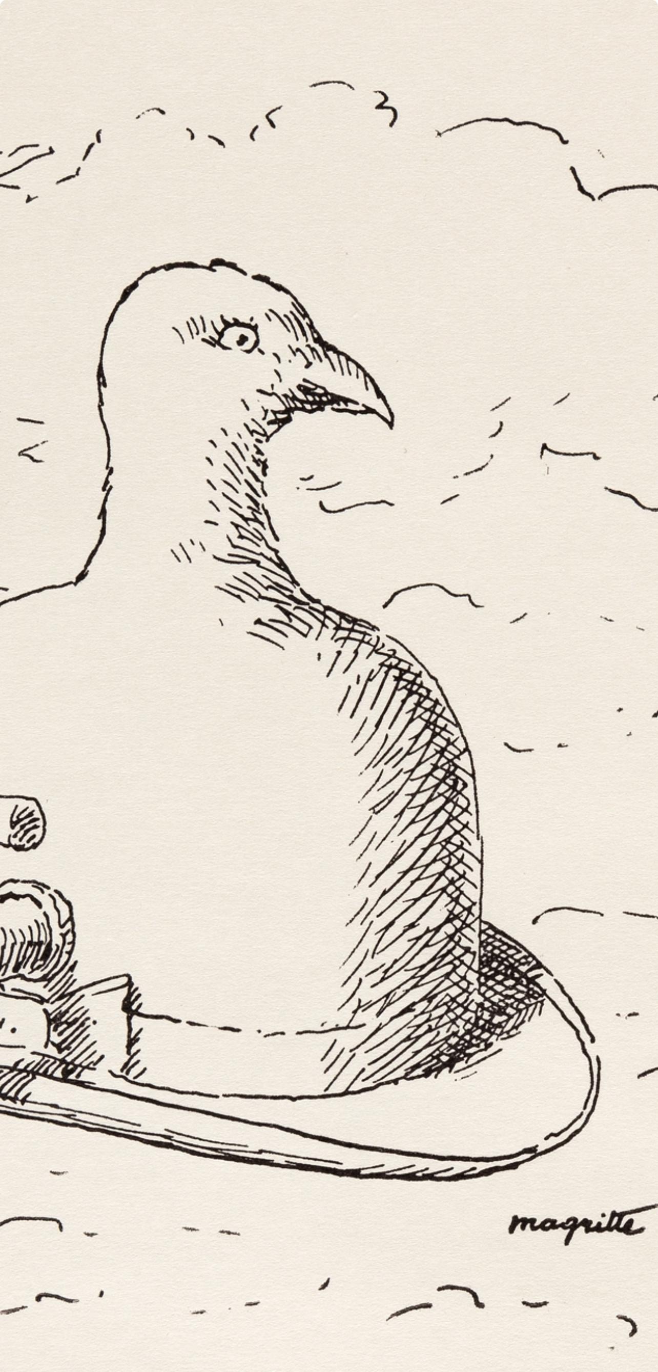 Magritte, Composition, Poèmes 1923-1958, Dix dessins de René Magritte (after) For Sale 2