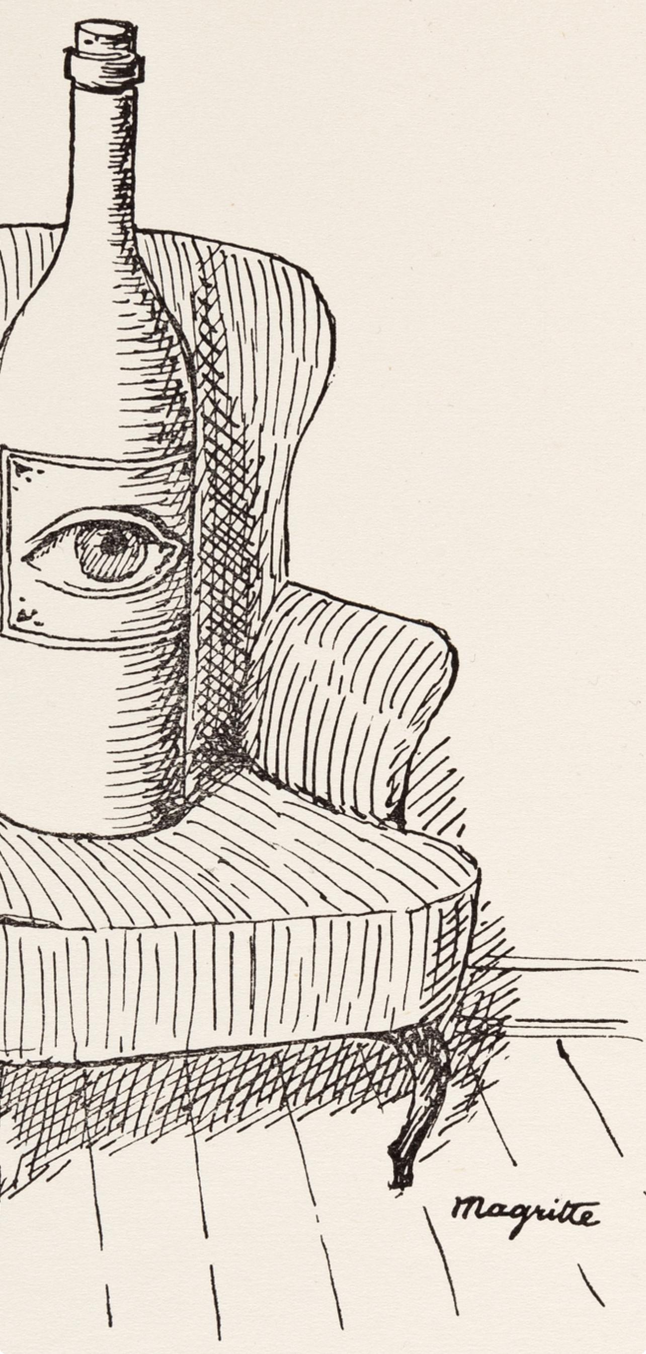 Magritte, Composition, Poèmes 1923-1958, Dix dessins de René Magritte (d'après) en vente 2