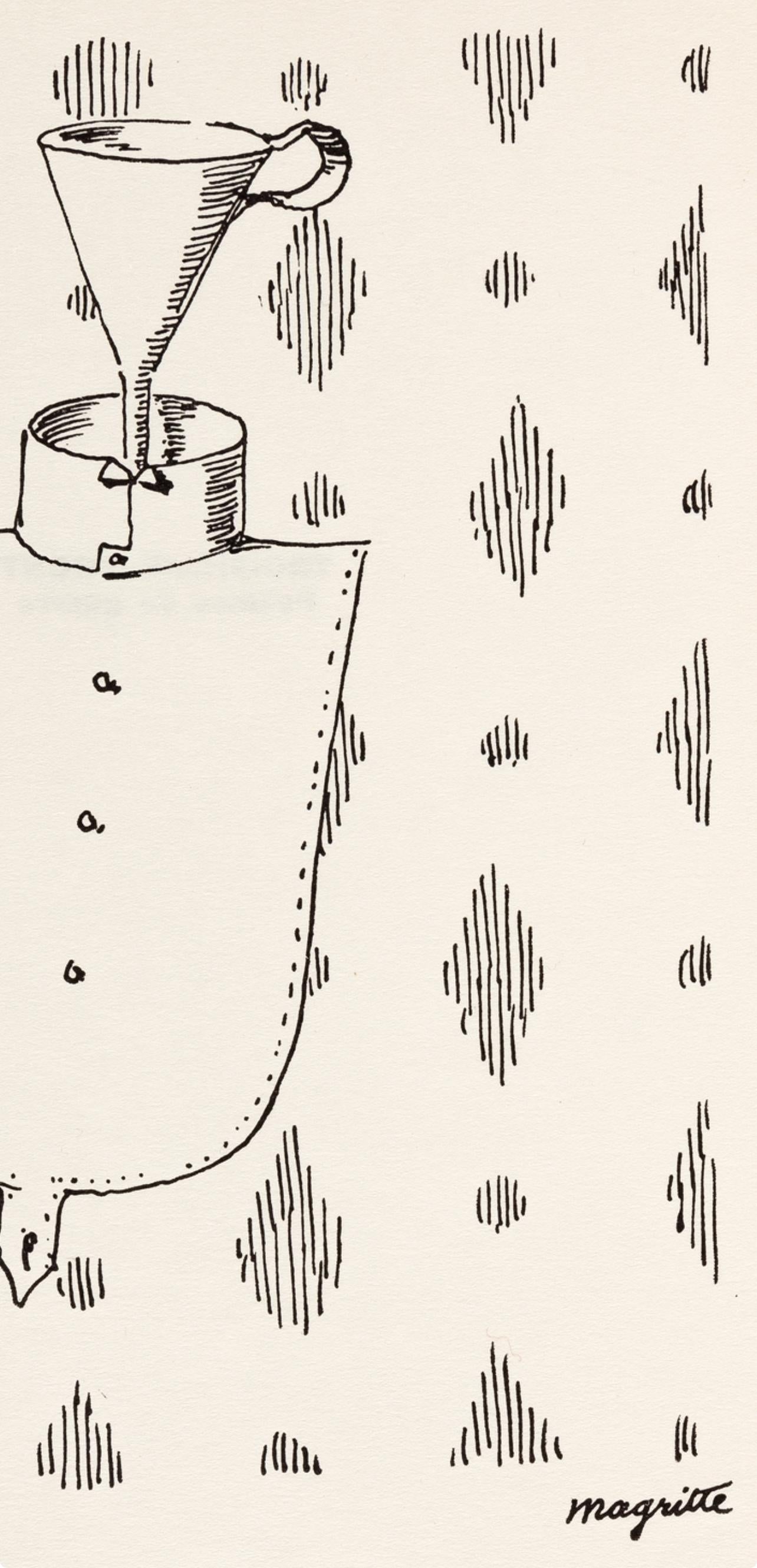 Magritte, Composition, Poèmes 1923-1958, Dix dessins de René Magritte (after) For Sale 2