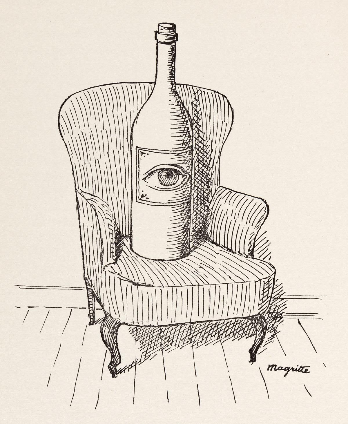 Magritte, Composición, Poèmes 1923-1958, Dix dessins de René Magritte (after) René Magritte