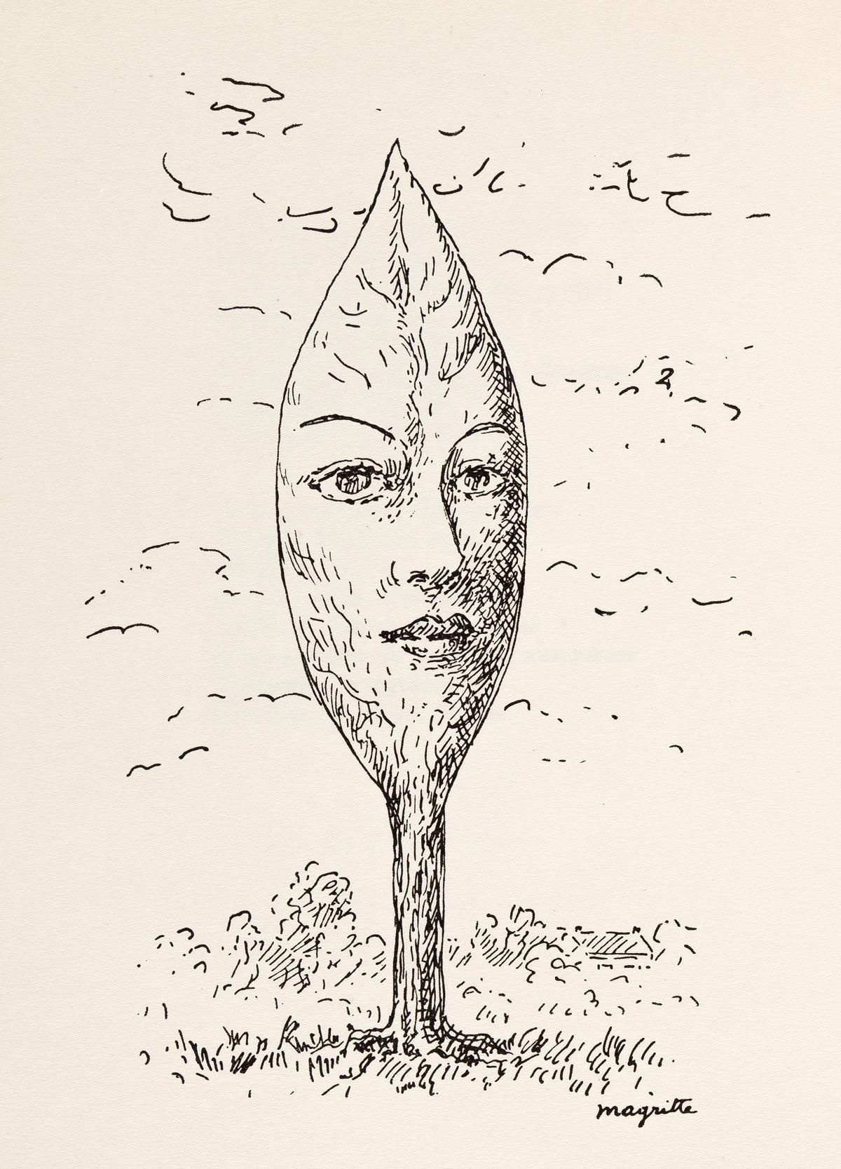 Magritte, Composition, Poèmes 1923-1958, Dix dessins de René Magritte (d'après)