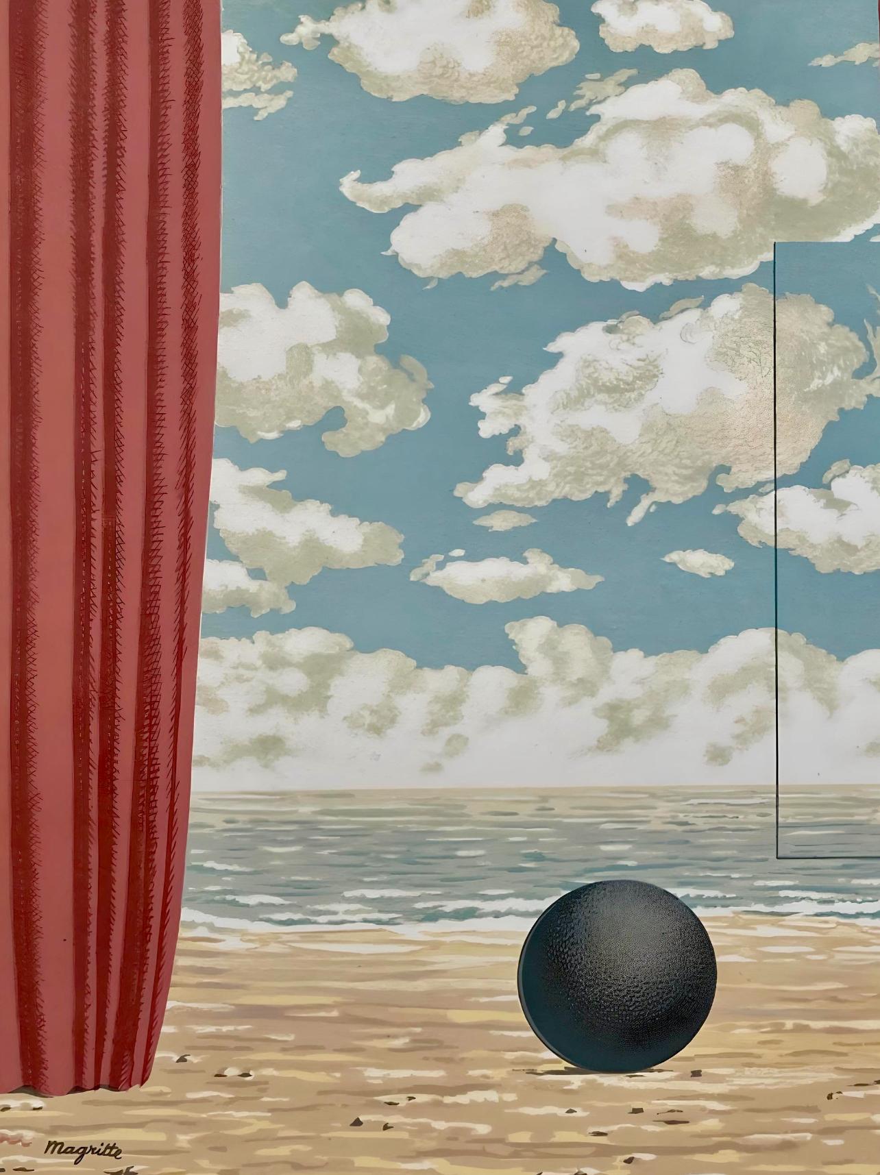 Magritte, La Belle Captive (nach) (Surrealismus), Print, von René Magritte