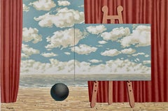 Vintage Magritte, La Belle Captive (after)