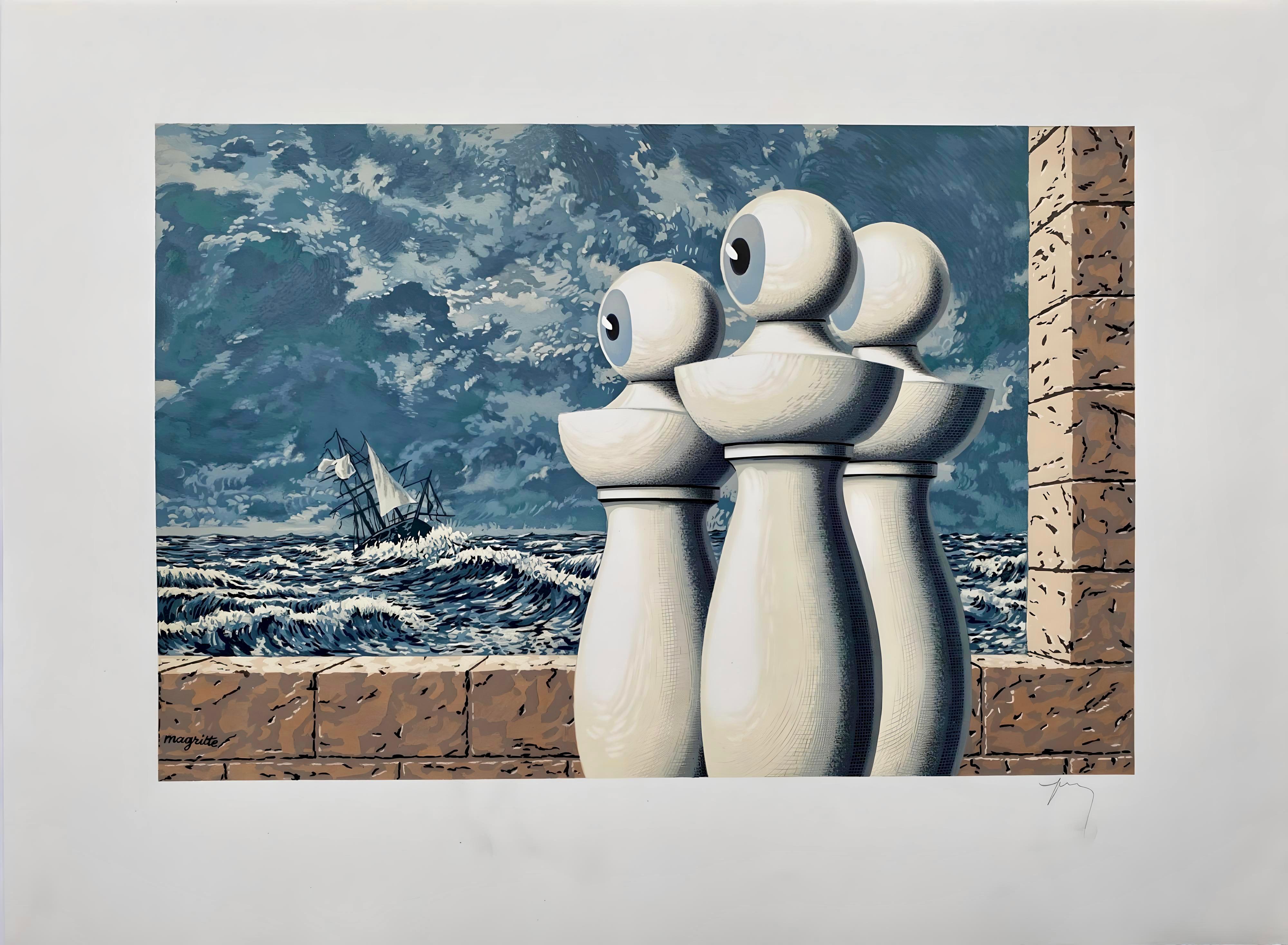 Magritte, La Traversée Difficile (after) For Sale 1