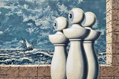 Vintage Magritte, La Traversée Difficile (after)