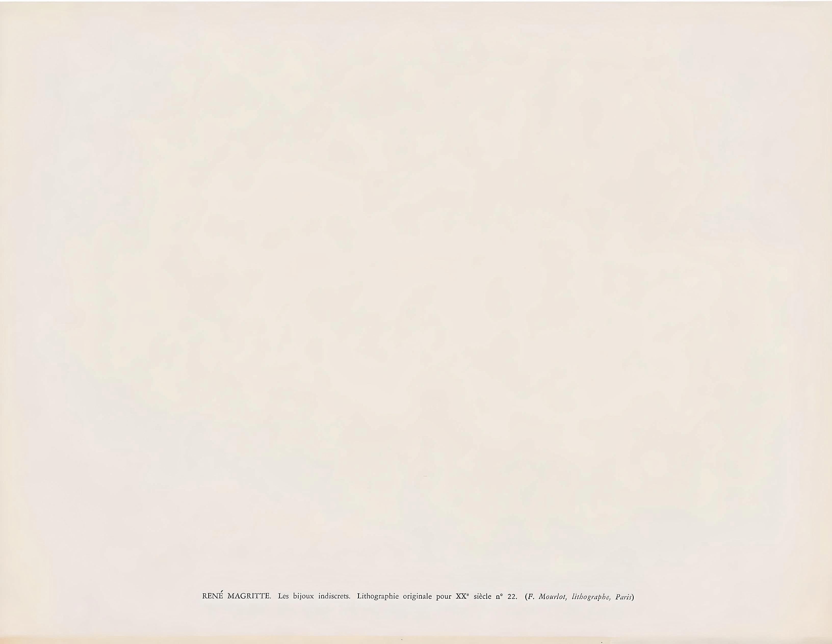 Magritte, Les bijoux indiscrets (Kaplan/Baum 3), XXe Siècle (nach) im Angebot 1