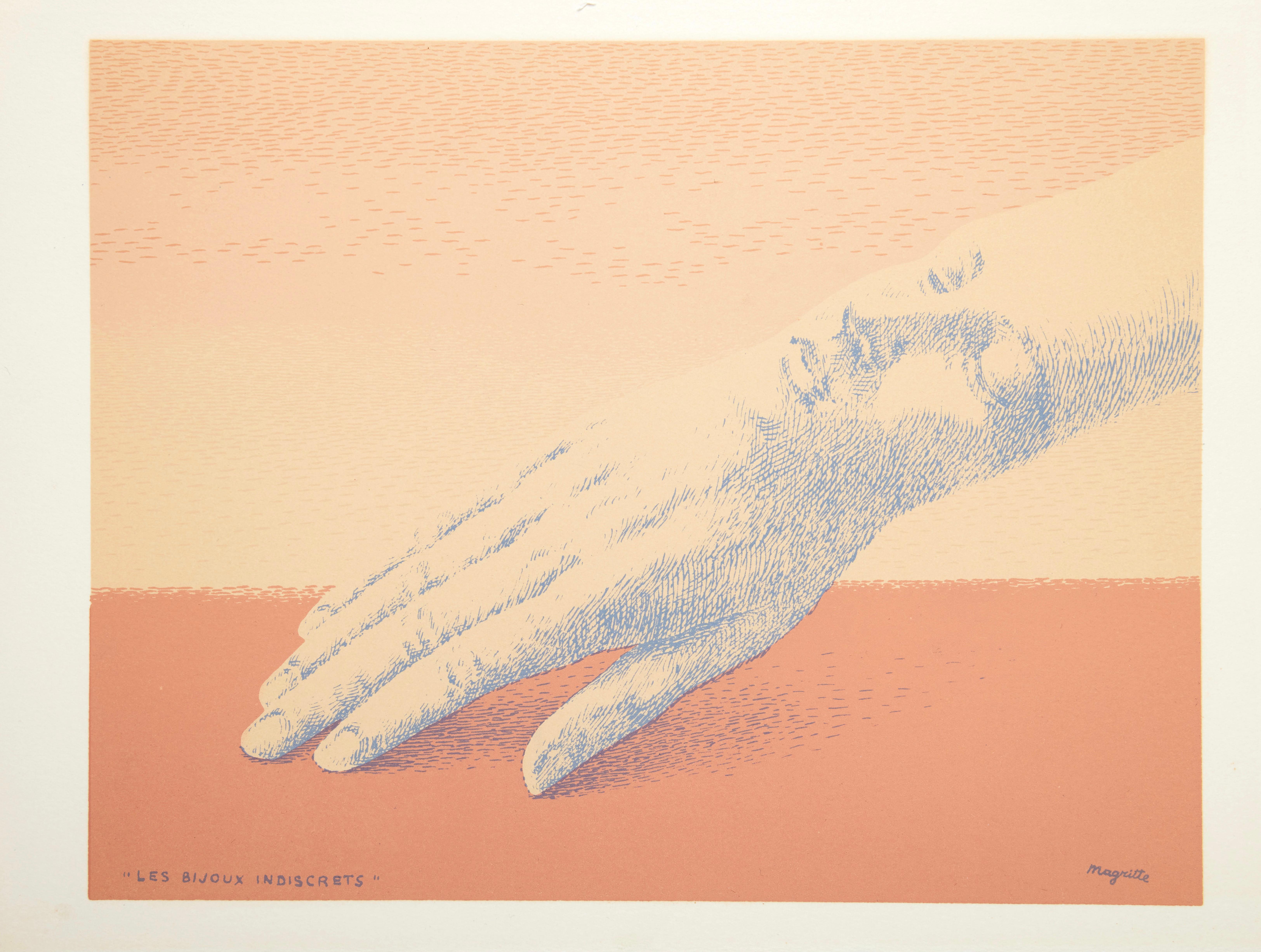 Magritte, Les bijoux indiscrets, San Lazzaro et ses Amis, XXe Siècle (after) For Sale 1