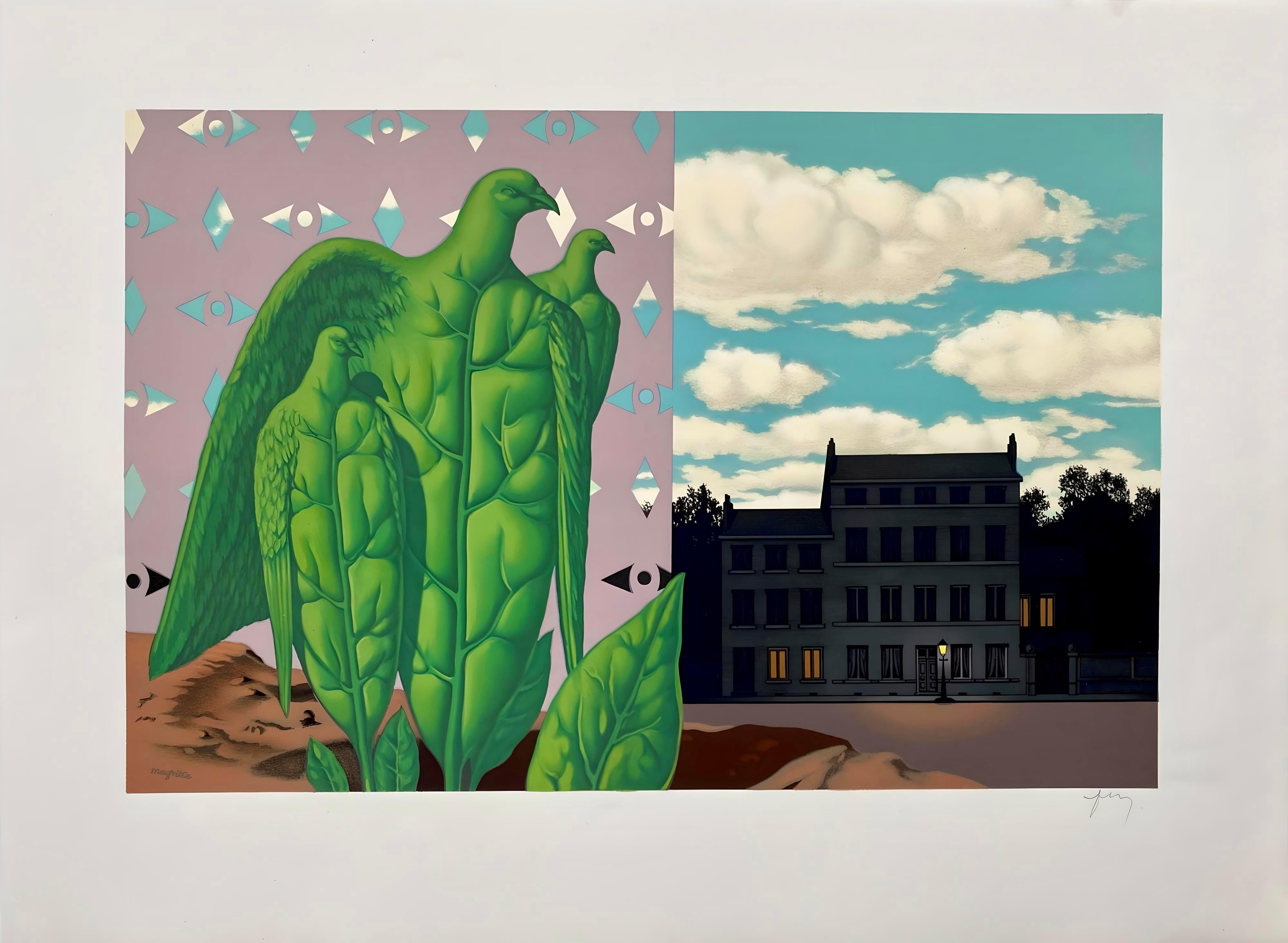 Magritte, Les Grands Oiseaux sont Ceux de L'Ile au Trésor (after) For Sale 2