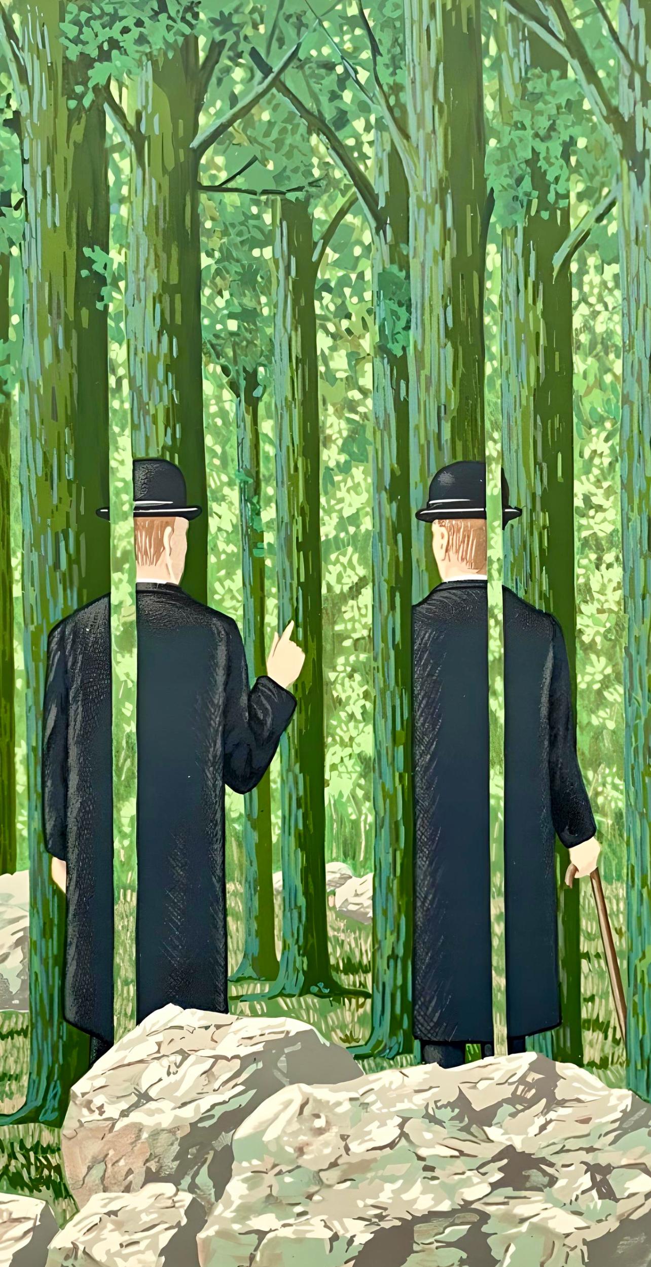 Magritte, Ma Mere l'Oye (nach) – Print von René Magritte