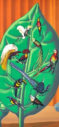 Rene Magritte, A Door Opens onto the Velvety Night, 1968 (after)