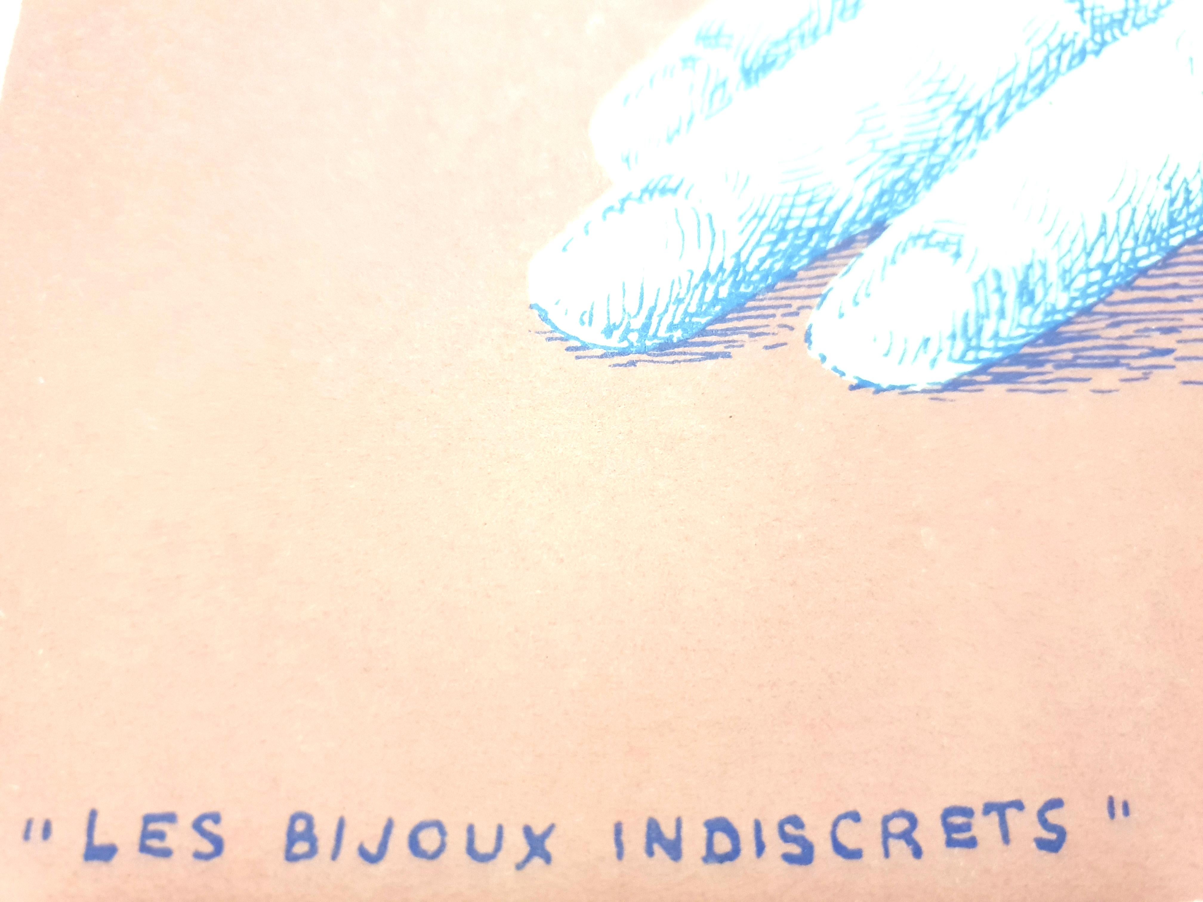 René Magritte - Indiscrete Jewelry -  Original Lithograph 1