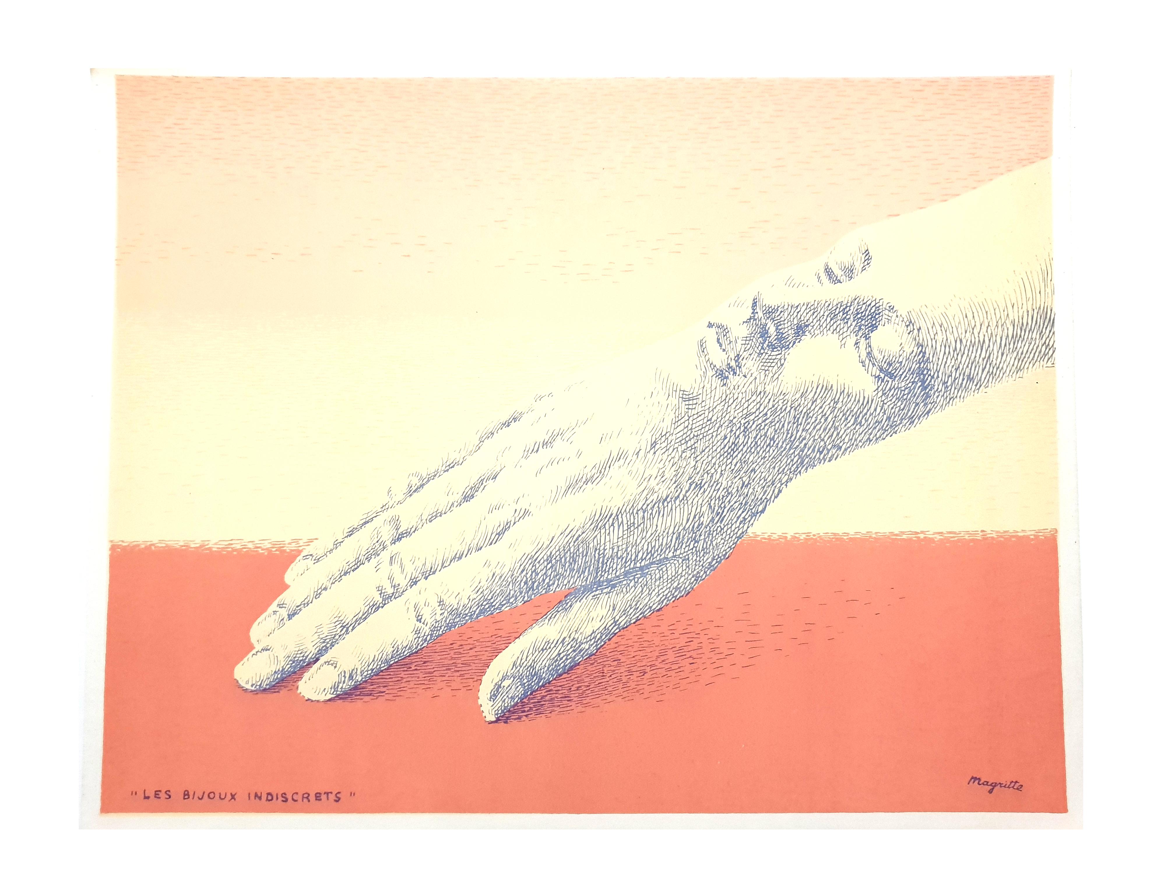 René Magritte - Indiscrete Jewelry -  Original Lithograph 4