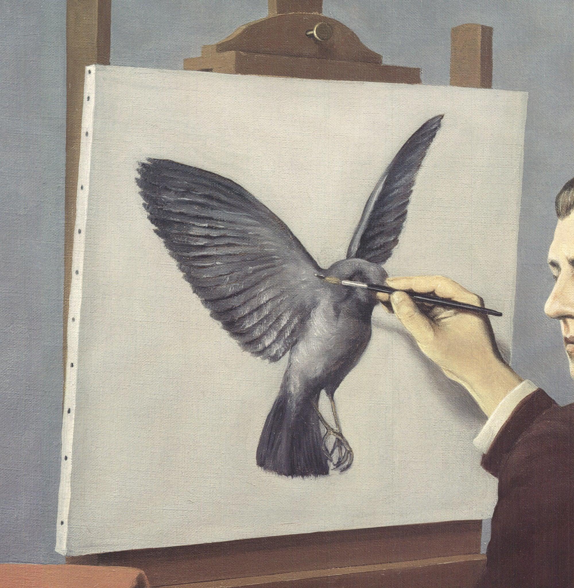 Rene Magritte 'La Clairvoyance' 2005- Poster 1