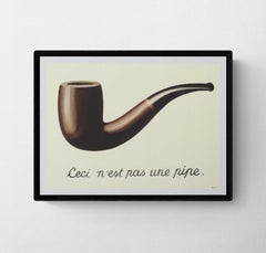 Rene Magritte 'La Trahison des Images (Mini With Border)' 2017- Poster