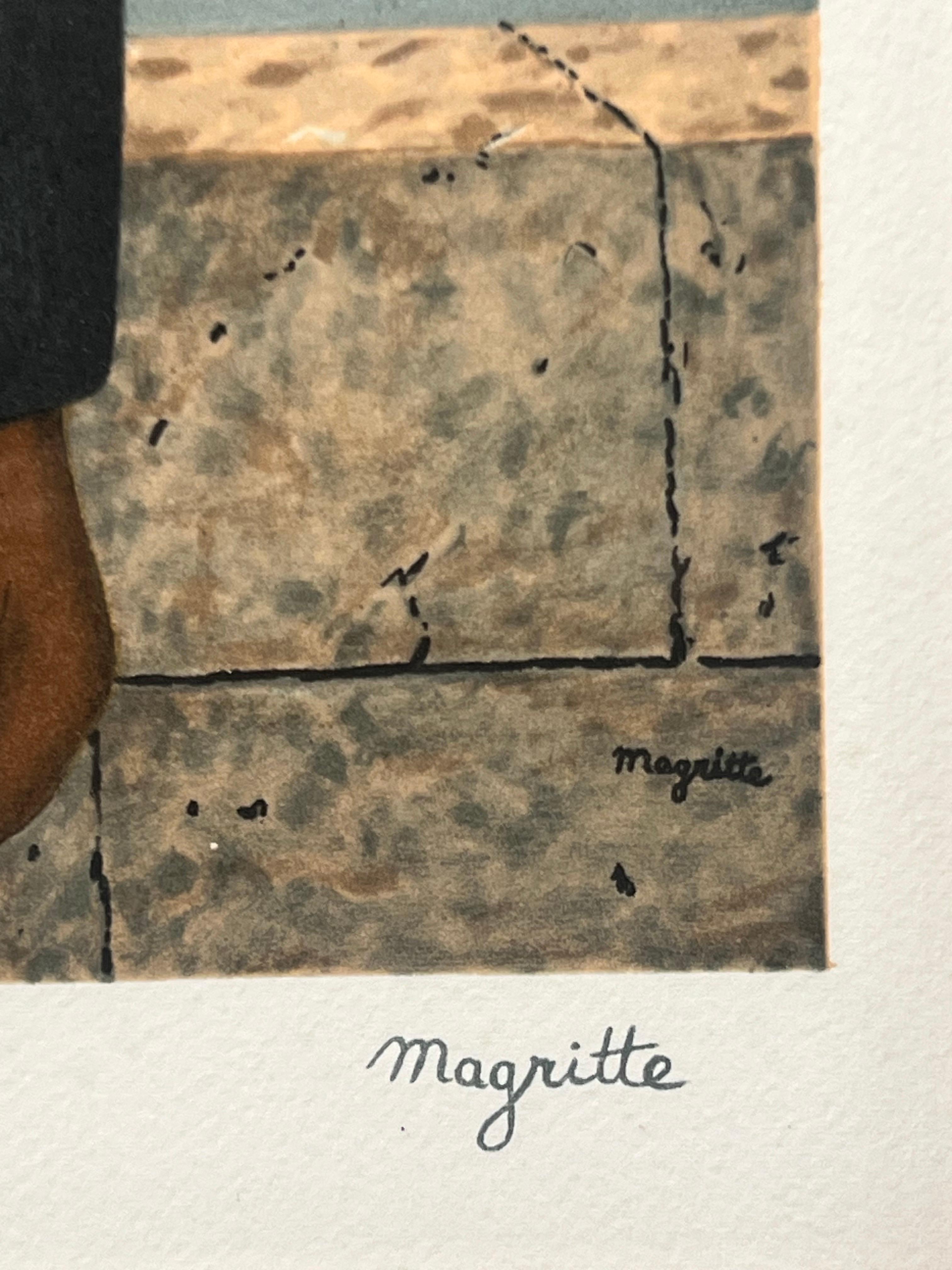Rene His Le Fils de L'homme Lithographie,  Signé dans une pâte, estampillé et encadré en vente 2