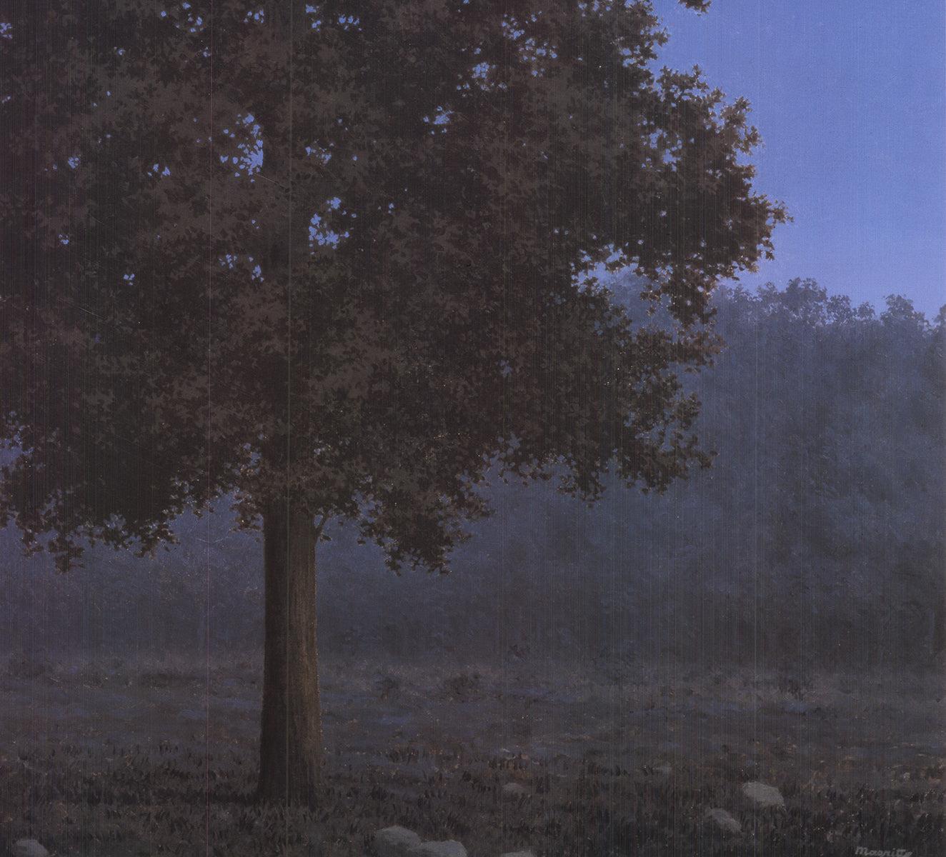 Rene Magritte 'Le Seize Septembre' 1998 - Purple Still-Life Print by René Magritte