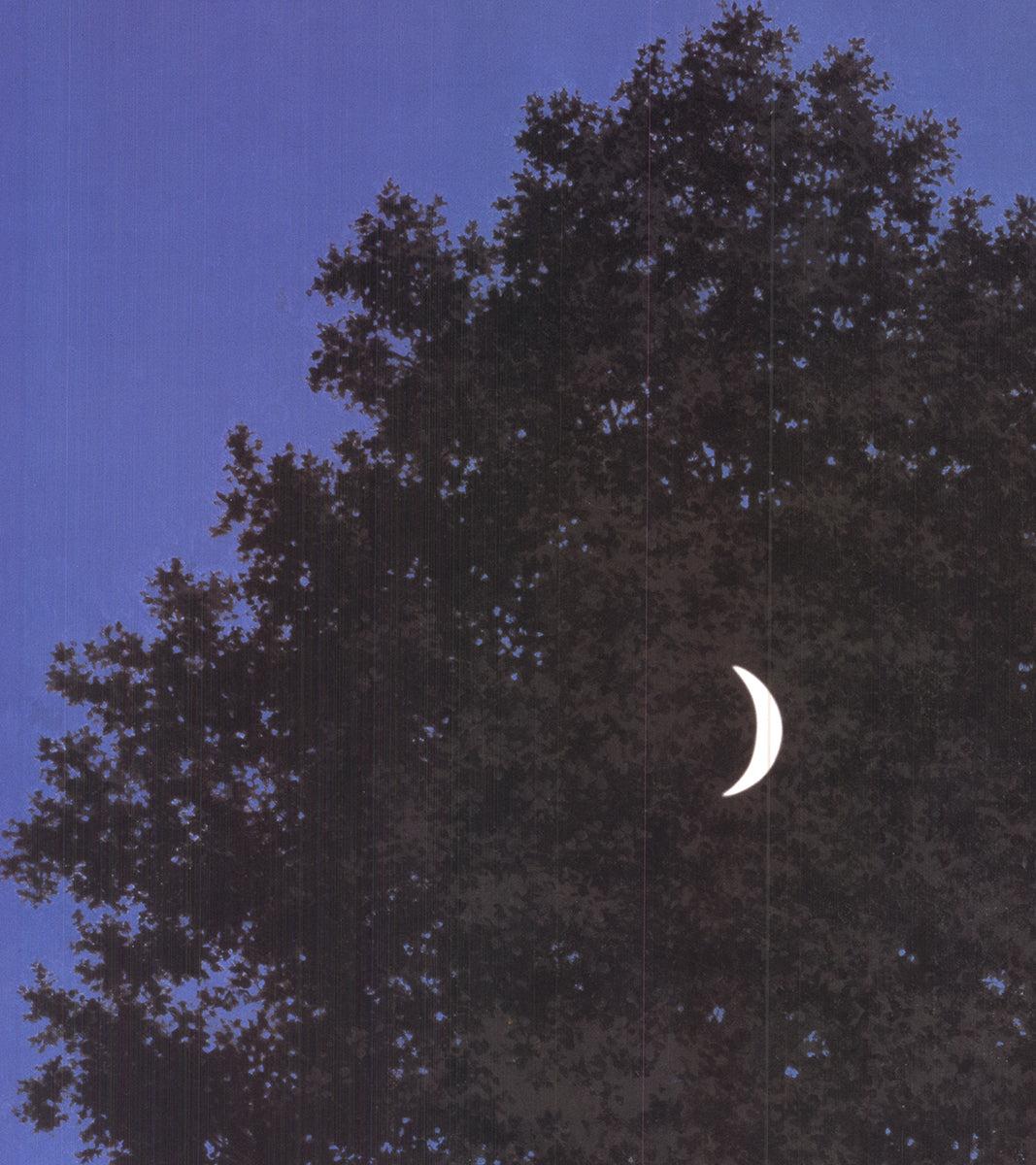 This reproduction of the Magritte painting is the only authorized and approved copy in its current format. It has been sanctioned by the appropriate authorities managing Magritte’s estate, ensuring its authenticity and adherence to the artist's