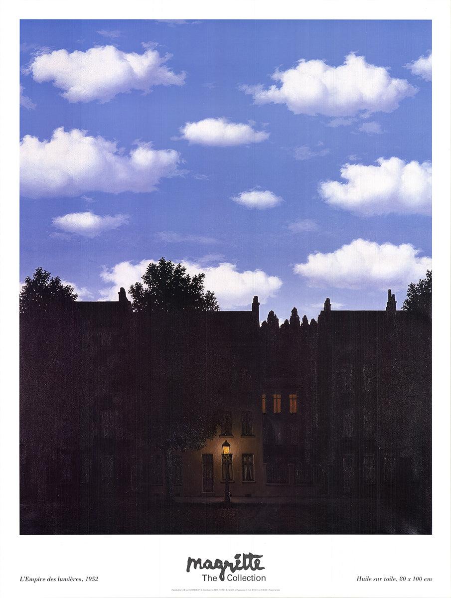 Landscape Print de René Magritte - El Imperio de las Luces" 1998-