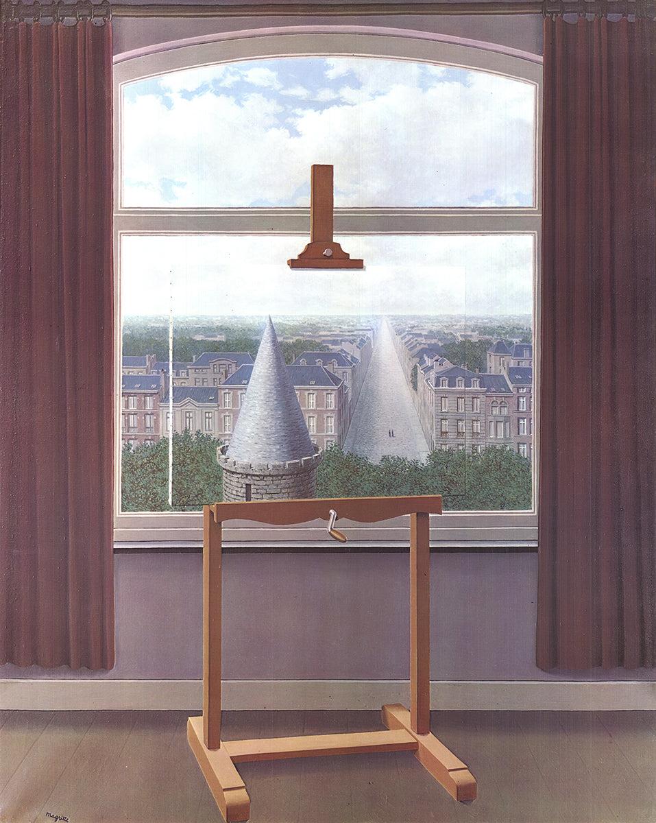 Rene Magritte « Les Promenades d'Euclide » 1973- Vintage - Surréalisme Print par René Magritte