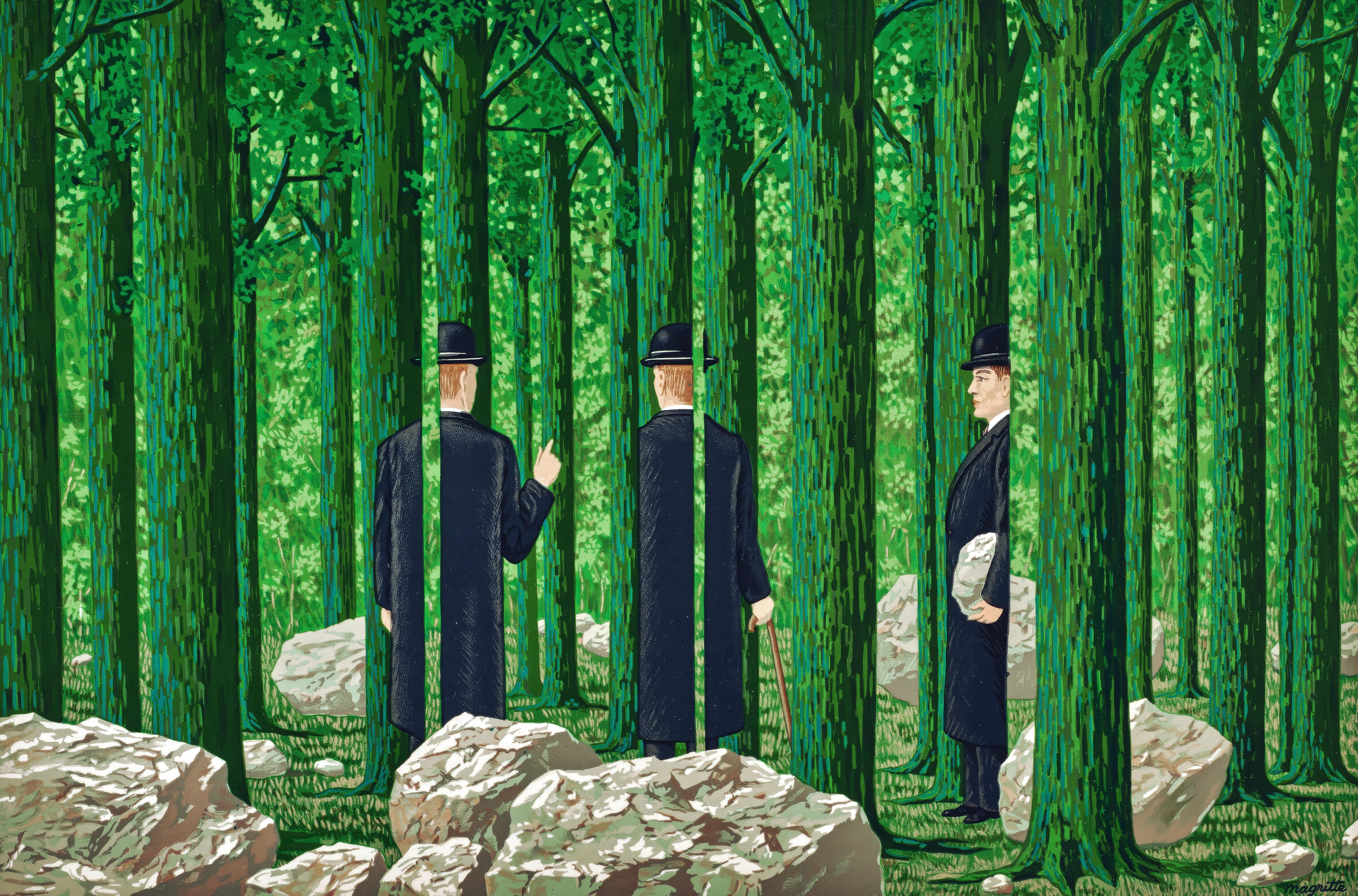 René Magritte Still-Life Print - Rene Magritte, My Mother Goose, 1968 (after)