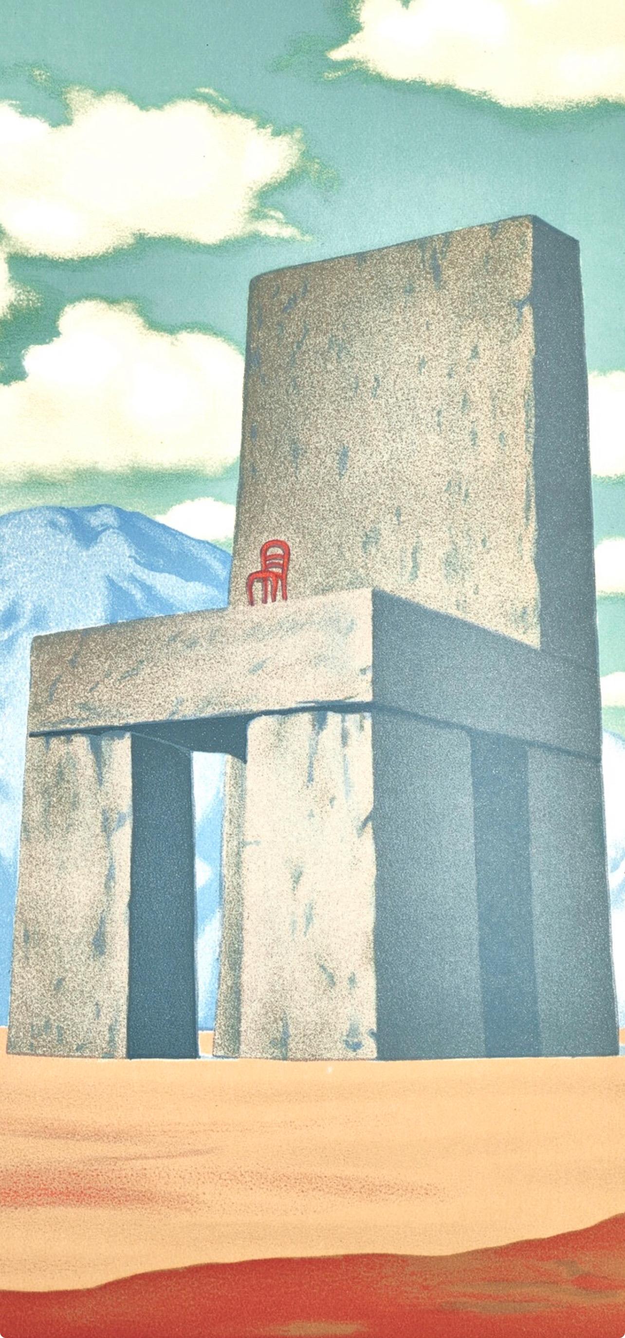 Rene Magritte, The Clearings of a Young Gaze…, 1968 (after) - Surrealist Print by René Magritte