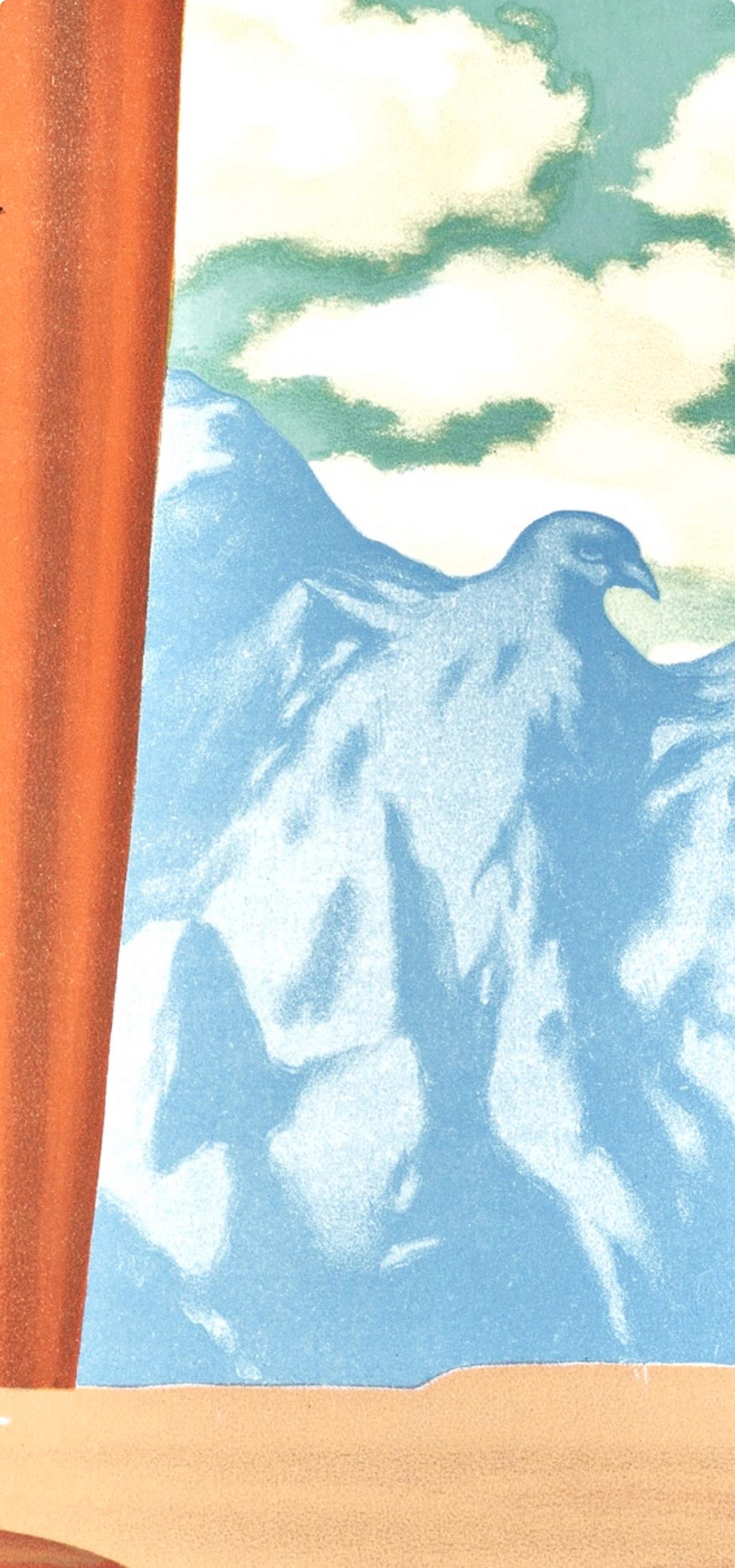 Rene Magritte, The Clearings of a Young Gaze…, 1968 (after) - Beige Still-Life Print by René Magritte