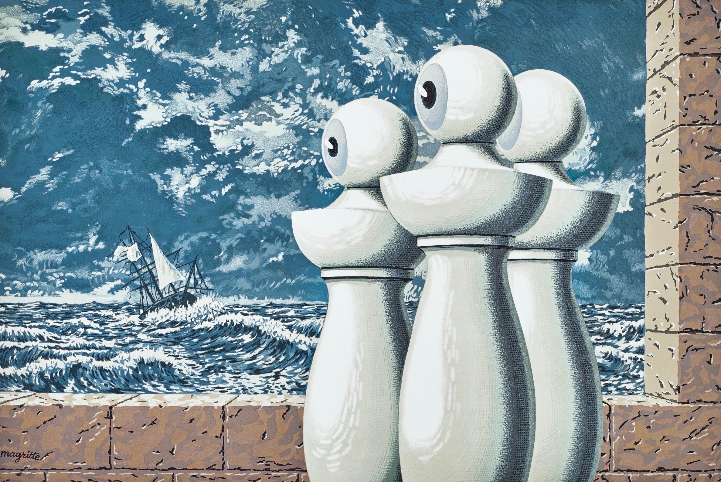 Rene Magritte, The Difficult Crossing, 1968 (after)