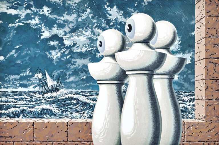 Rene Magritte, The Difficult Crossing, 1968 (after) For Sale at