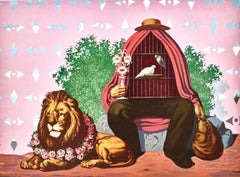 Rene Magritte, Two Turtledoves, in the Warm Penumbra of Their Home, 1968 (after)