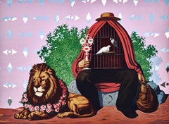 Rene Magritte, Two Turtledoves, in the Warm Penumbra of Their Home, 1968 (after)