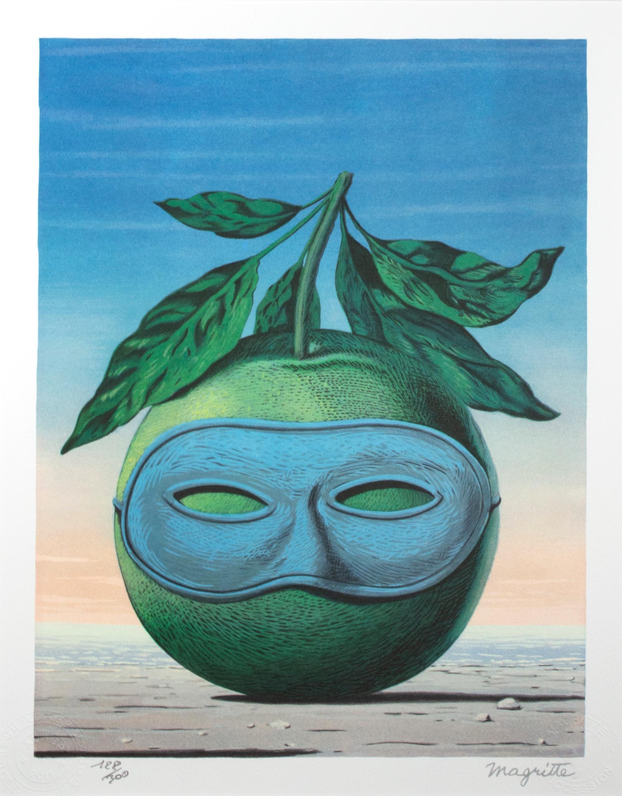 René Magritte Personal Values Hand Signed Lithograph