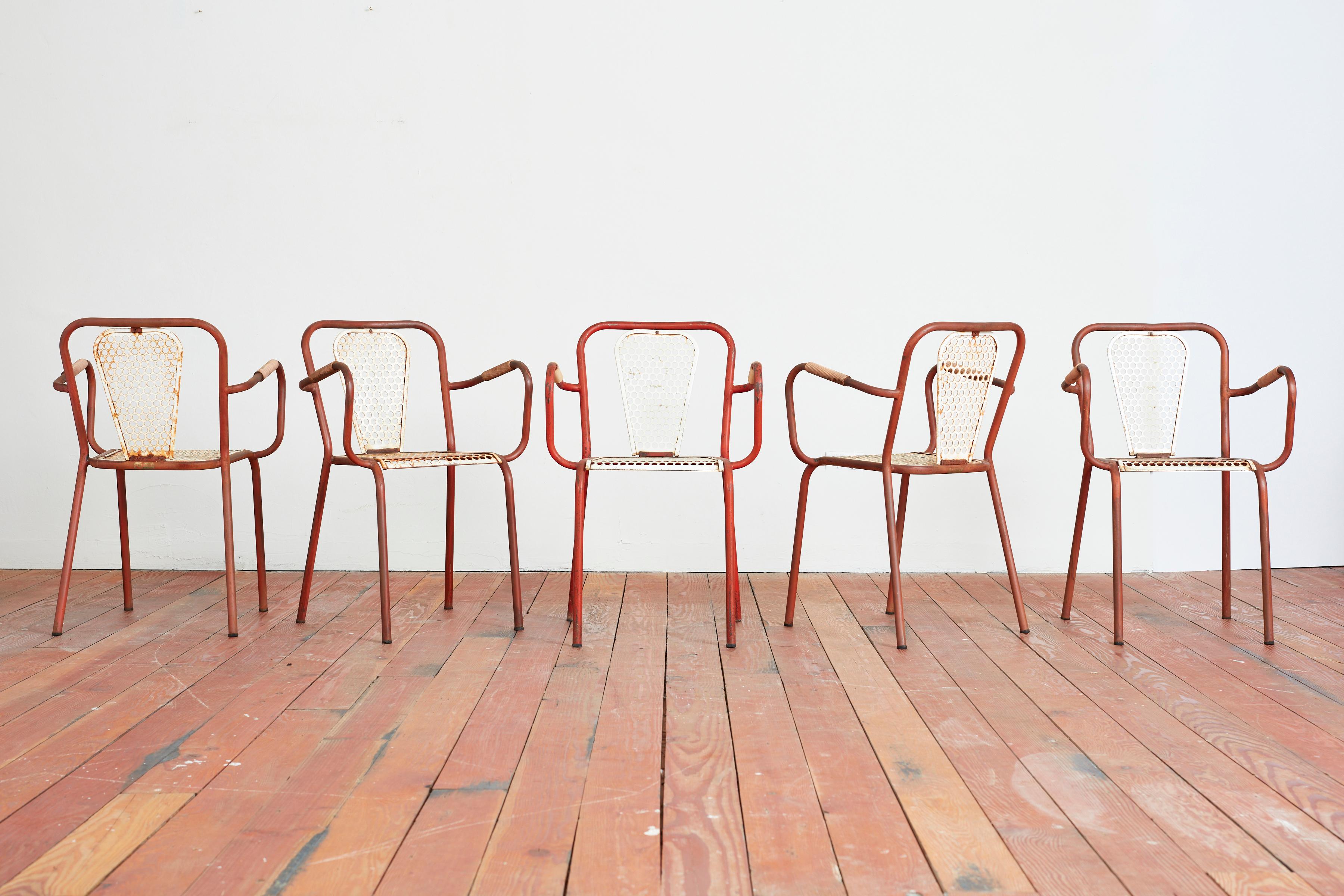 French Rene Malaval Chairs For Sale