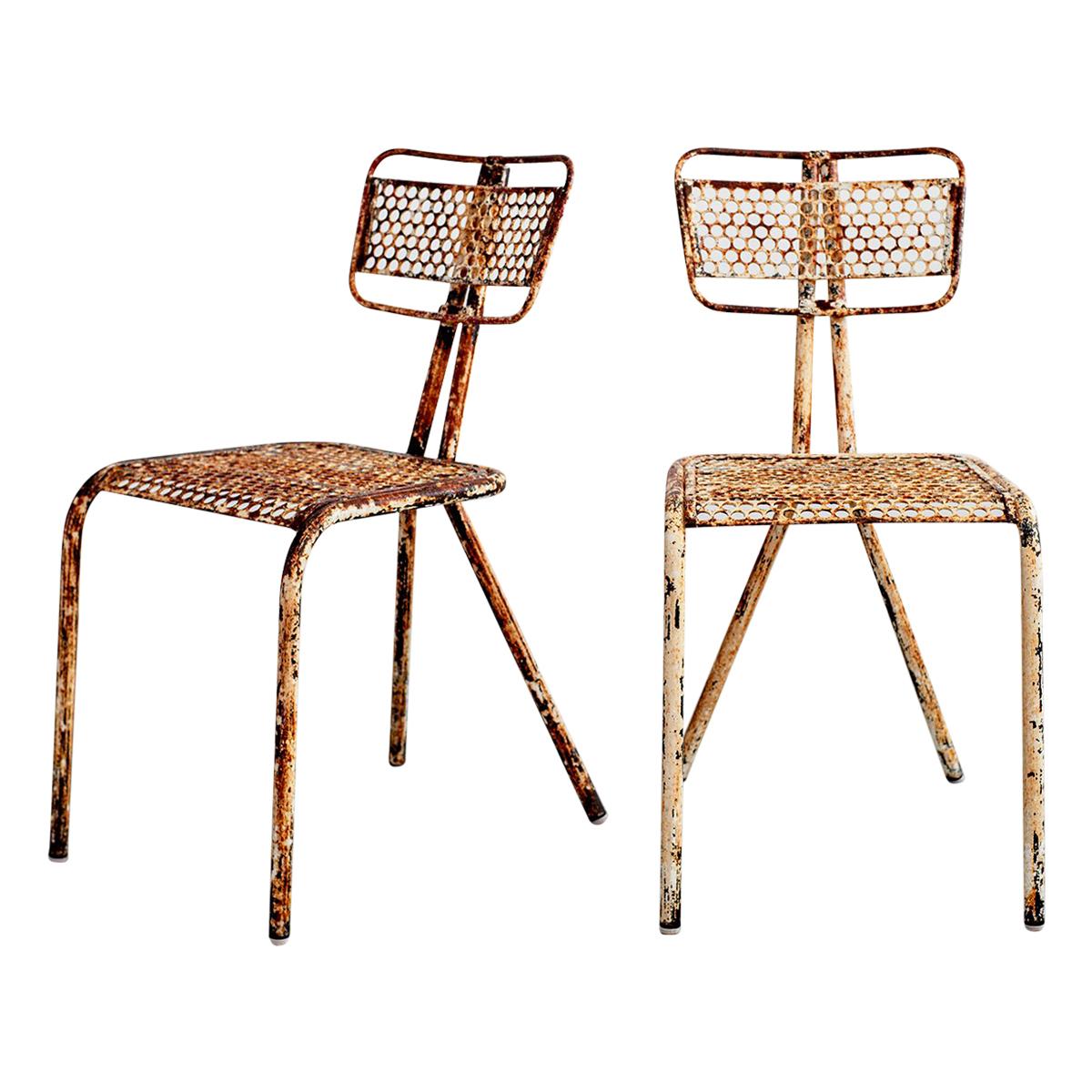 Rene Malaval Chairs, Set of 2 at 1stDibs | rené malaval