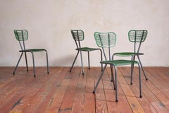 Rene Malaval Perforated Chairs - set of 4