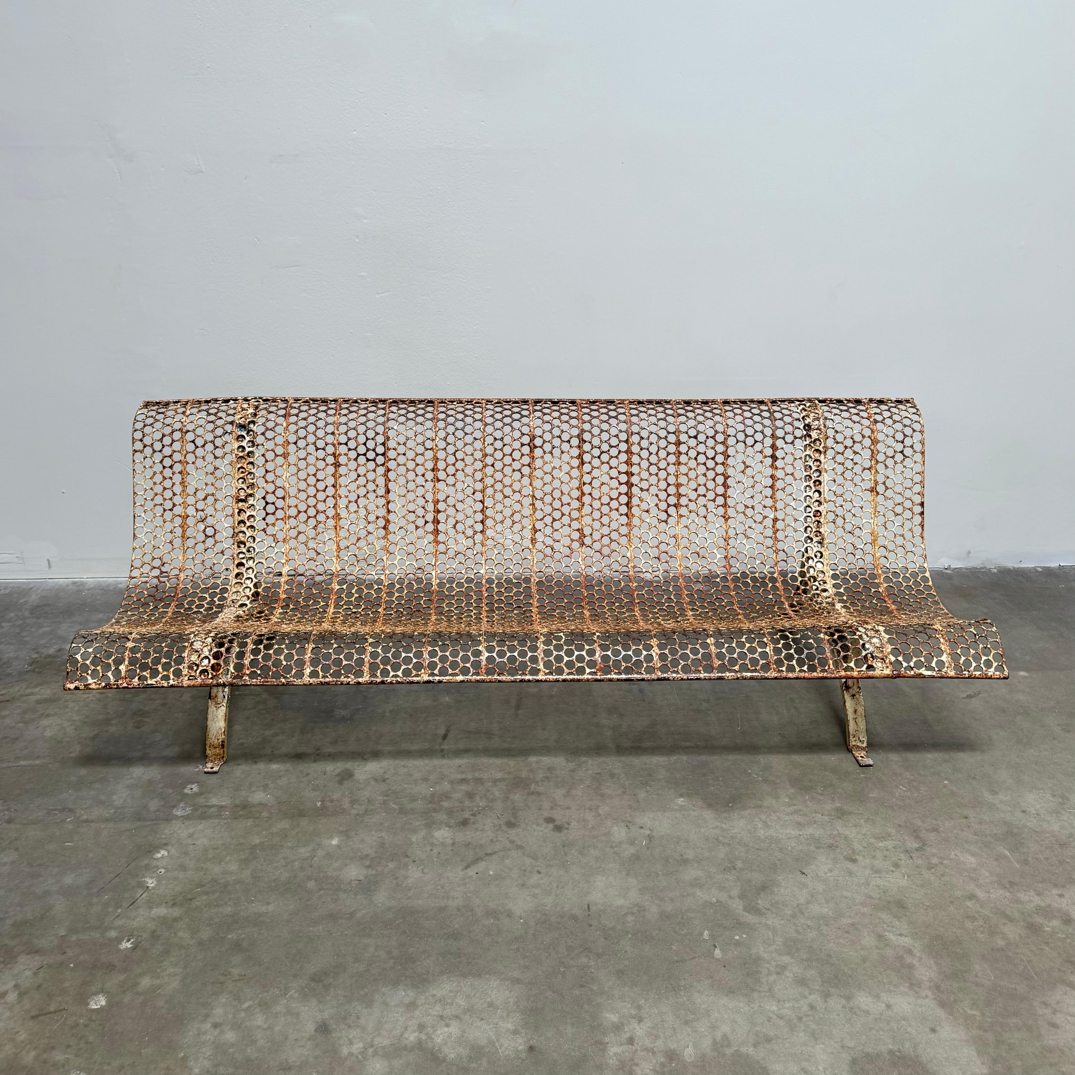 Remaval Bench René Malaval Public Park Bench, 1950s France For Sale at 1stDibs