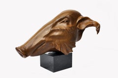 Beaux Red River Hog Bronze Sculpture Potamochoerus Porcus Animal 